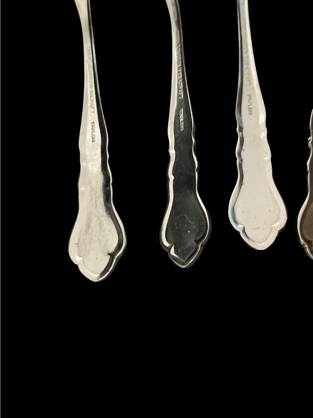 Reed & Barton Carriage Rebacraft Stainless Flatware Vintage - Set of 6 Teaspoons